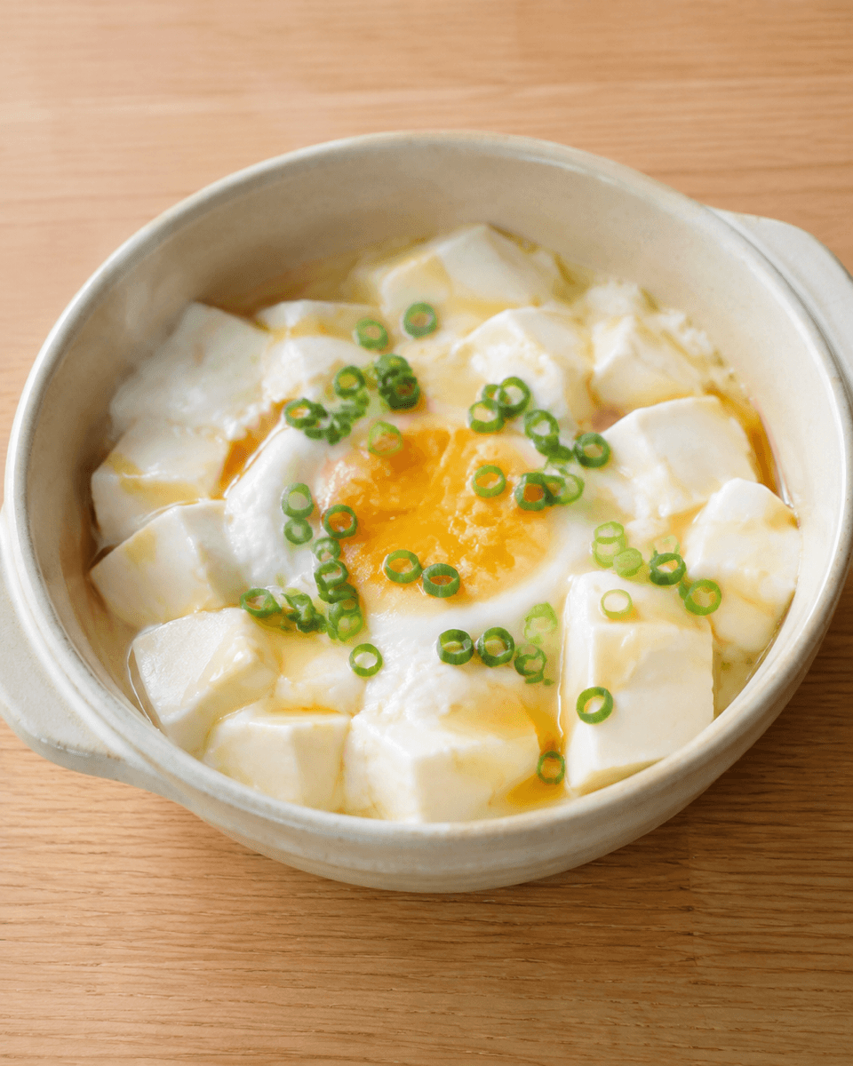 簡単 3分! ヘルシー 豆腐でココット